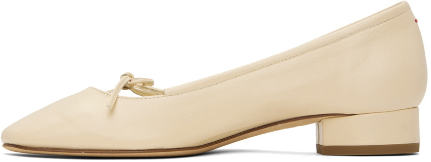 Aeyde Off-White Darya Nappa Ballerina Flats