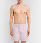 Emma Willis - Cotton Oxford Boxer Shorts - Pink