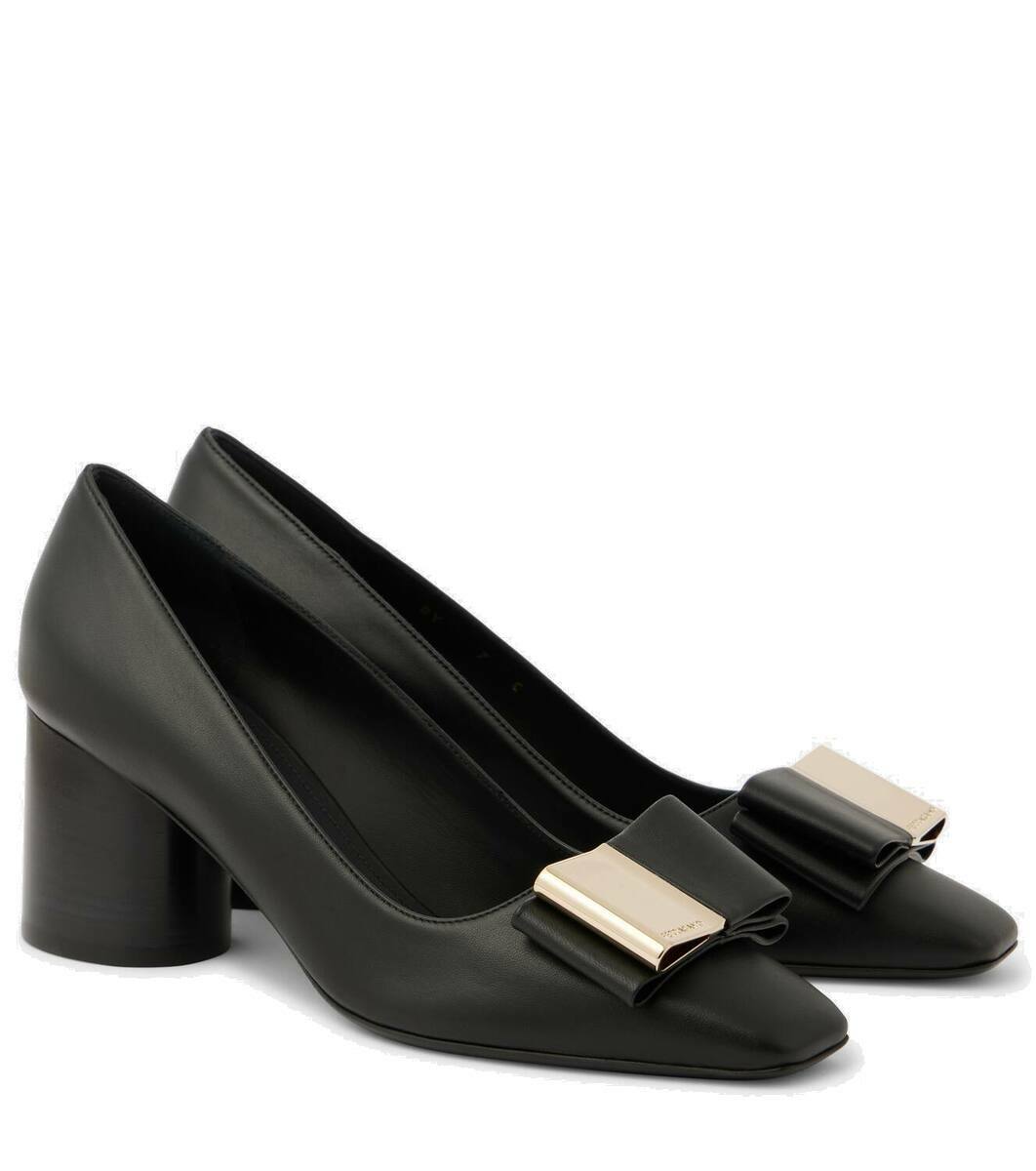 SALVATORE FERRAGAMO セアホウティテルハレエフラット Ferragamo Lena 60 leather pumps Salvatore Ferragamo