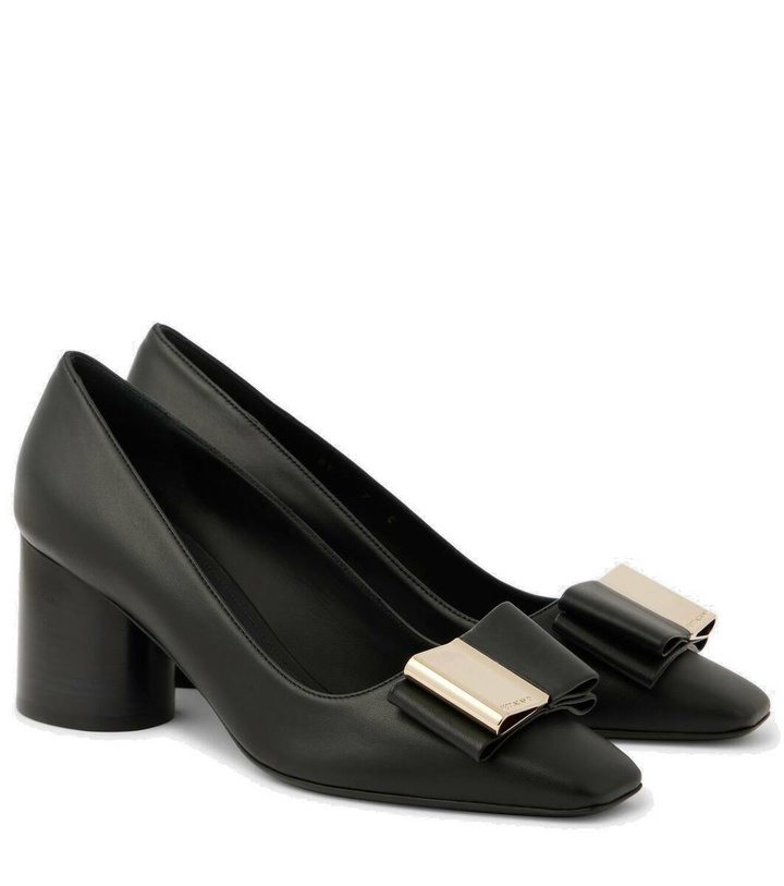 Photo: Ferragamo Lena 60 leather pumps