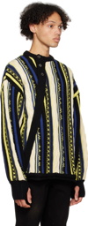 ADER error Blue & Yellow Frema Sweater