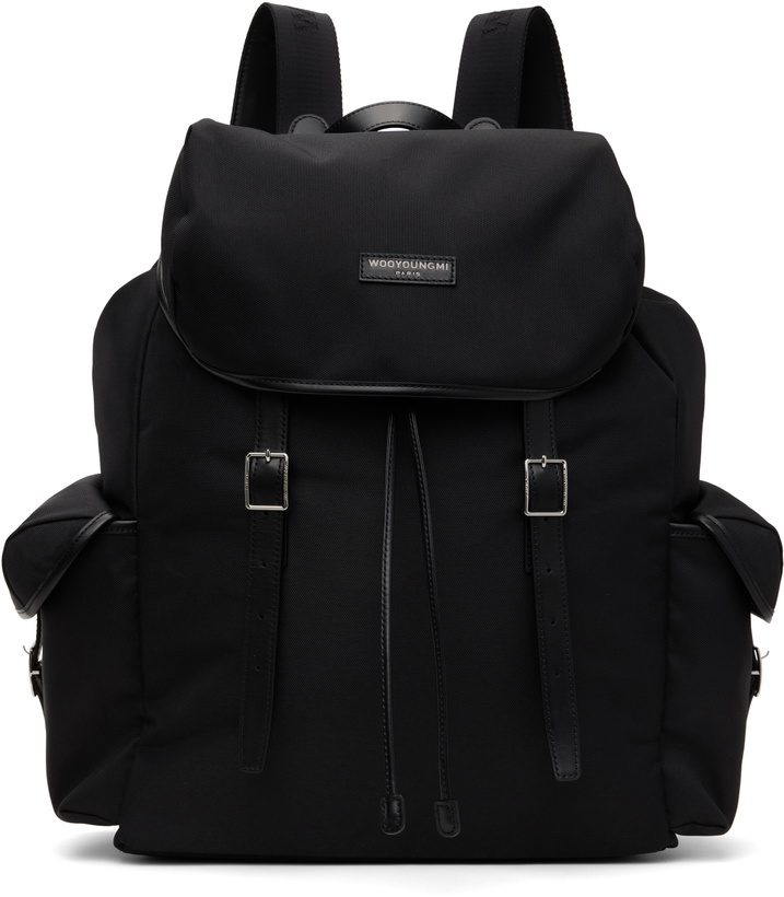 Photo: WOOYOUNGMI Black Cordura Backpack