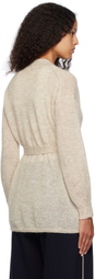 Max Mara Leisure Beige Visino Cardigan
