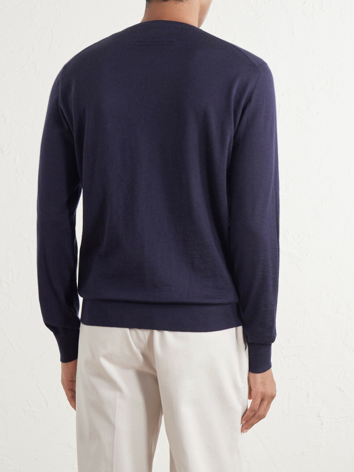 Zegna - Cashmere and Silk-Blend Sweater - Blue