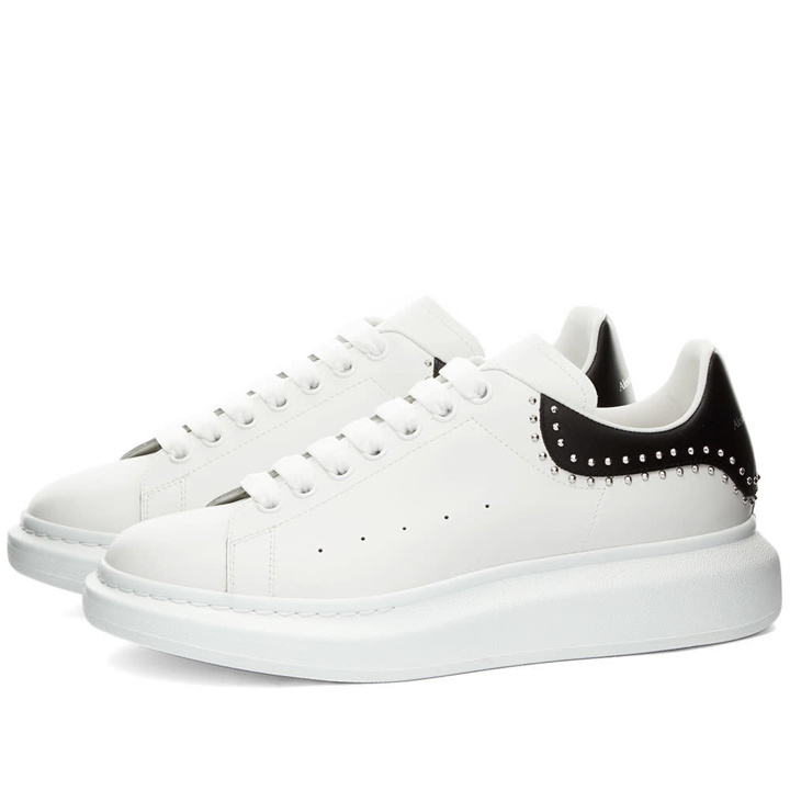 Photo: Alexander McQueen Small Studded Wedge Sole Sneaker