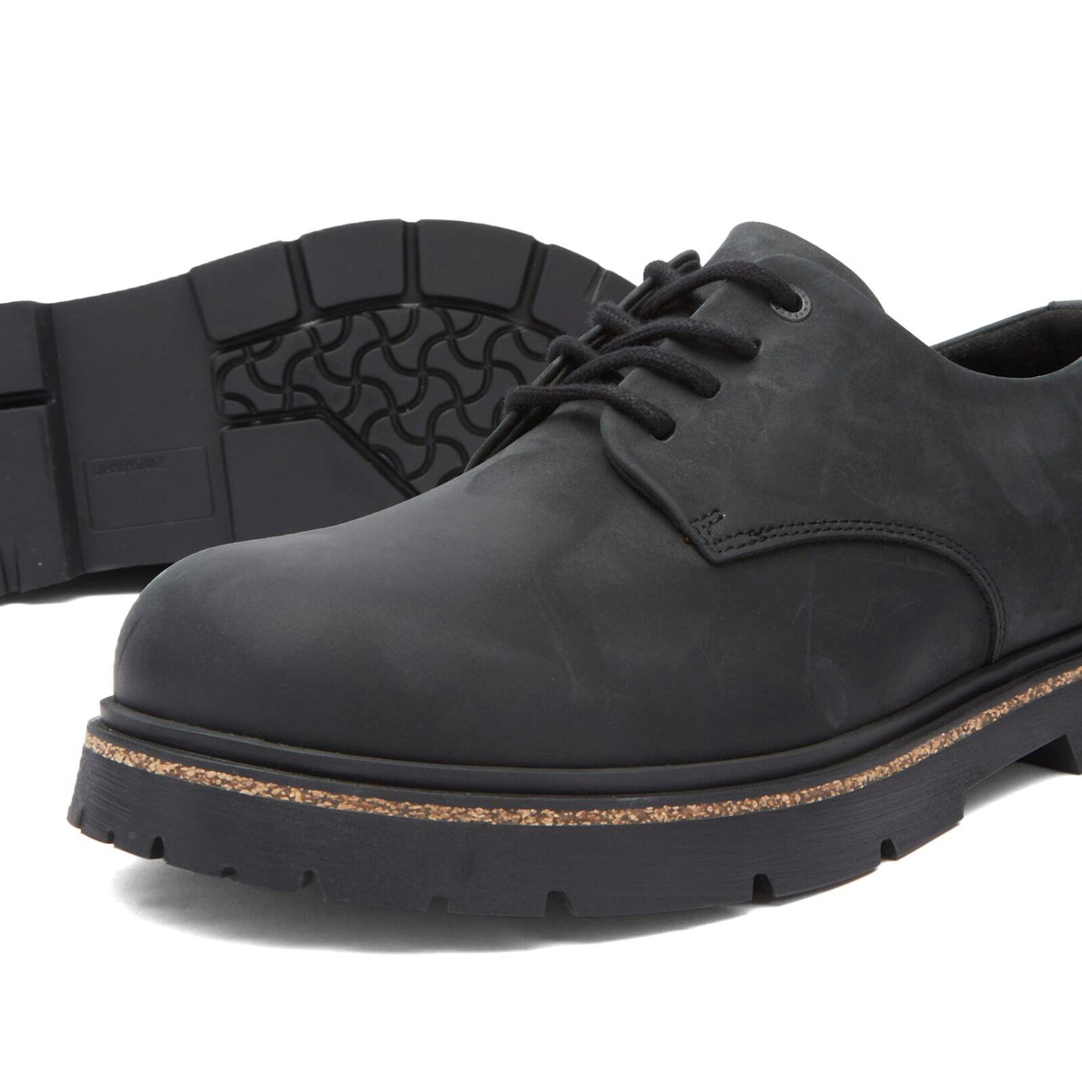 Birkenstock Highwood Lace Low Black Oiled Leather Men\'s Shoes - Size 44 Birkenstock Men main image 2