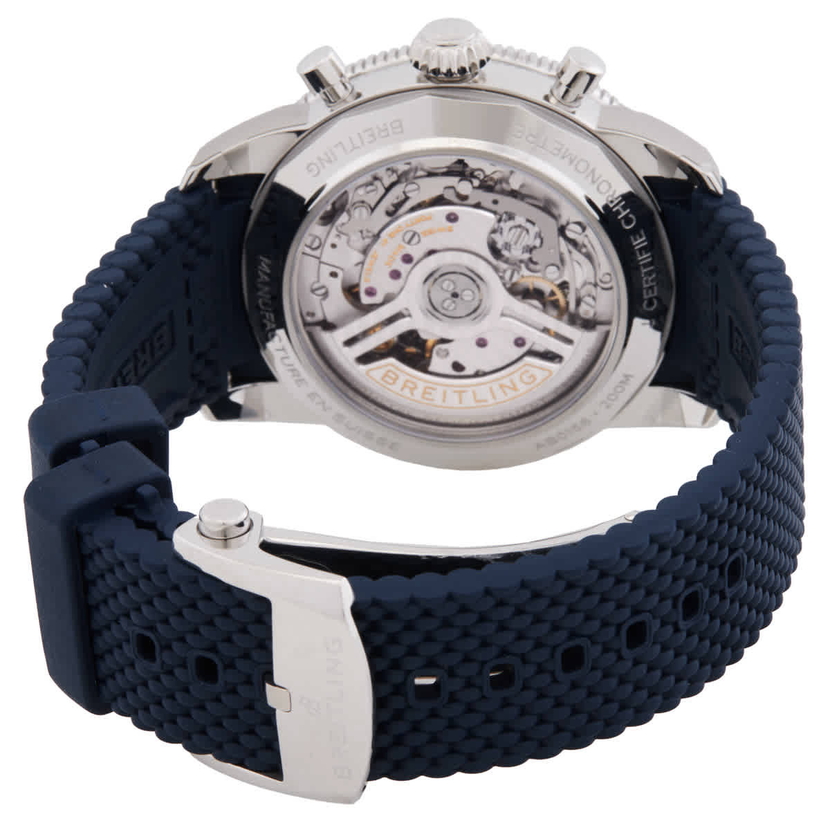 Breitling Superocean Heritage Chronograph Automatic Chronometer Blue Dial Mens Watch AB0156161C1S1