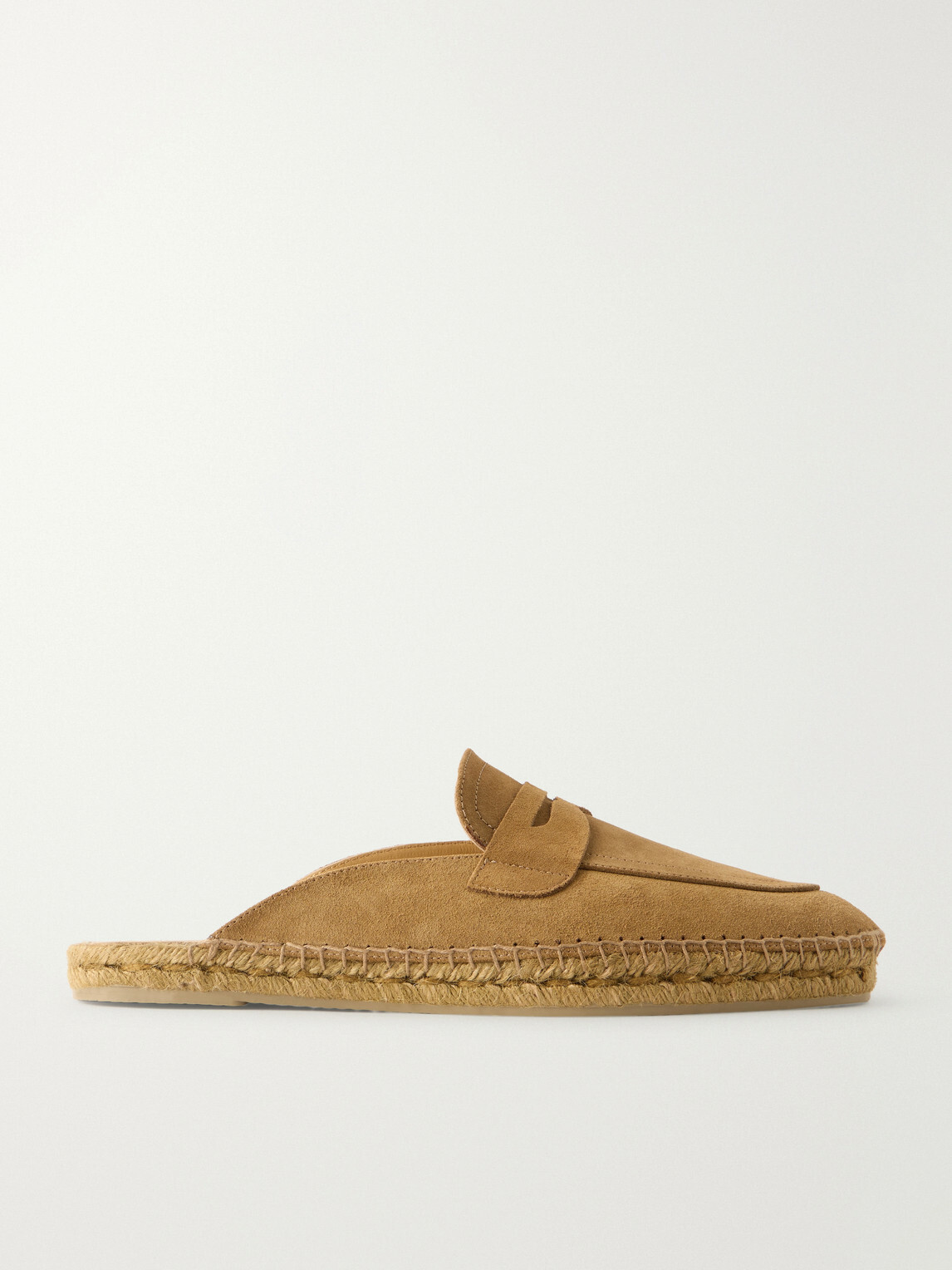 Castañer - Nando Suede Backless Espadrilles - Neutrals