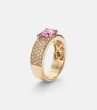 Anita Ko 18kt gold ring with sapphire and diamonds