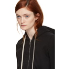 Rick Owens Drkshdw Black Regular Zip Hoodie