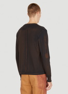 Eckhaus Latta Lapped Long Sleeve T-Shirt