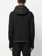 Moncler Grenoble Black Quilted Hoodie