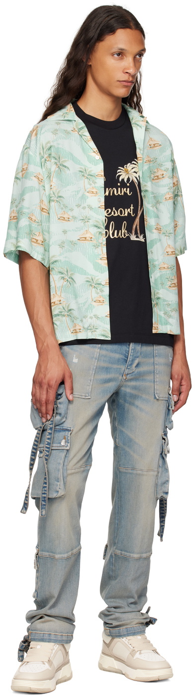 AMIRI Black Twisted Palms T-Shirt Amiri