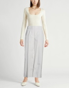 Peserico Womens Pants in Light grey