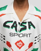 Casablanca Unisex Cuban Collar Long Sleeve Shirt Multi - Mens - Longsleeves