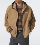 Miu Miu Hooded fleece jacket