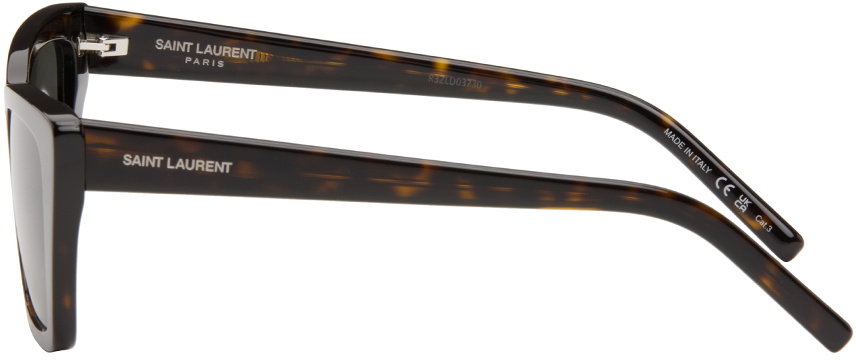 Saint Laurent Tortoiseshell SL 276 Mica Sunglasses Saint Laurent display picture 3
