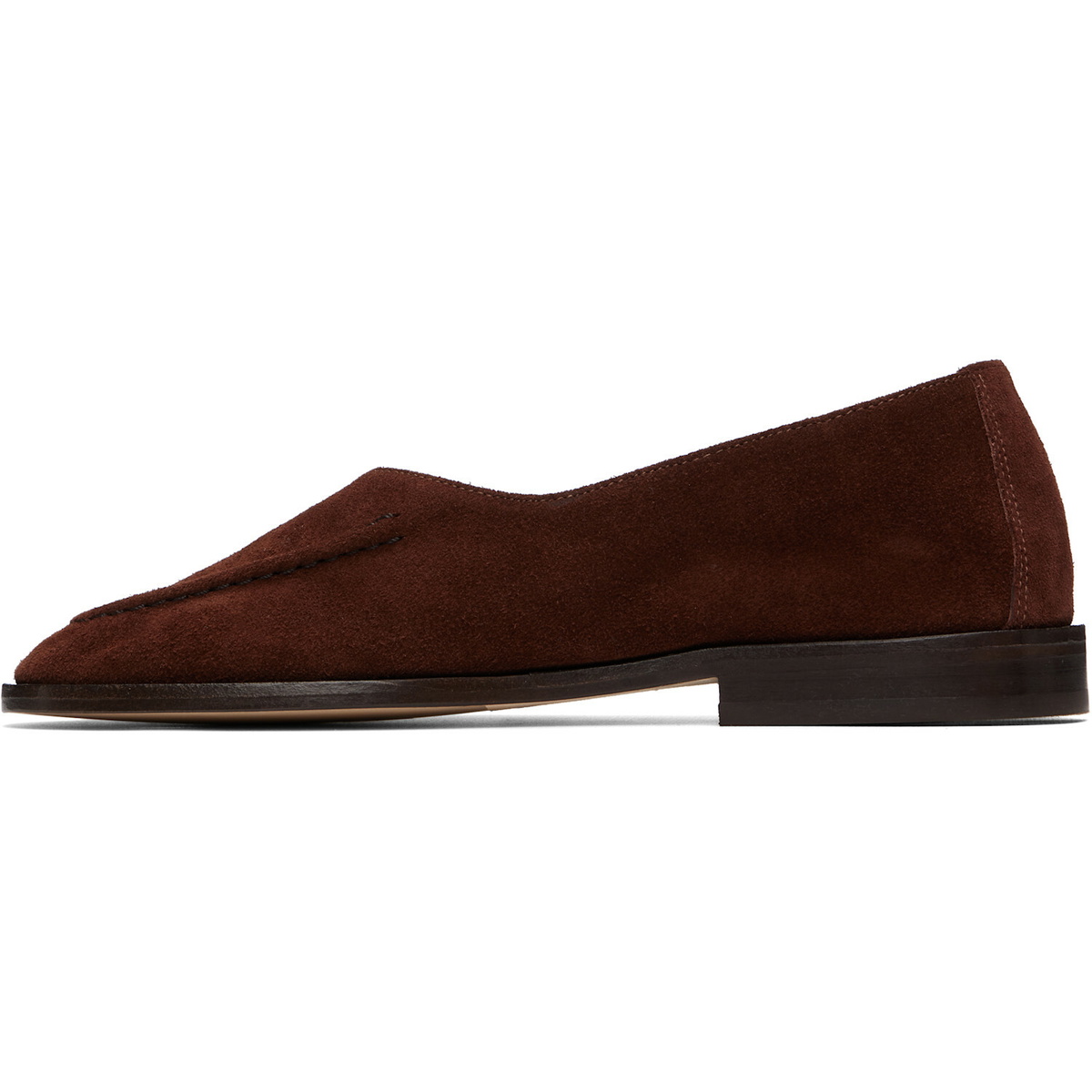 HEREU Brown Juliol W Calf Suede Loafers