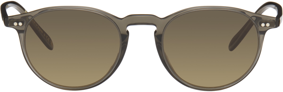Oliver Peoples Gray Riley Sunglasses