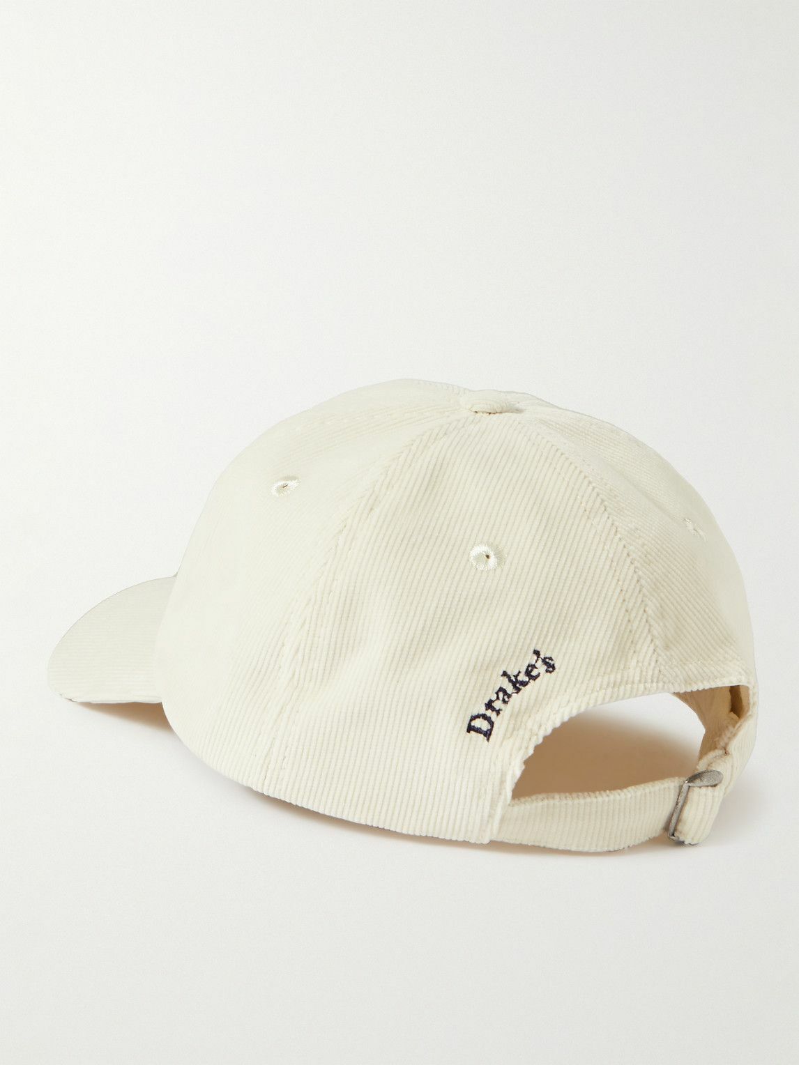 Drake's - Appliquéd Cotton-Corduroy Baseball Cap Drake's