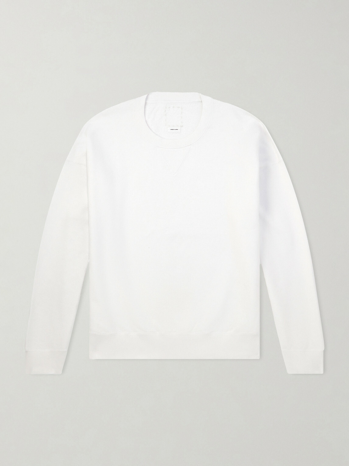 Visvim - Jumbo SB Cotton-Jersey Sweatshirt - White