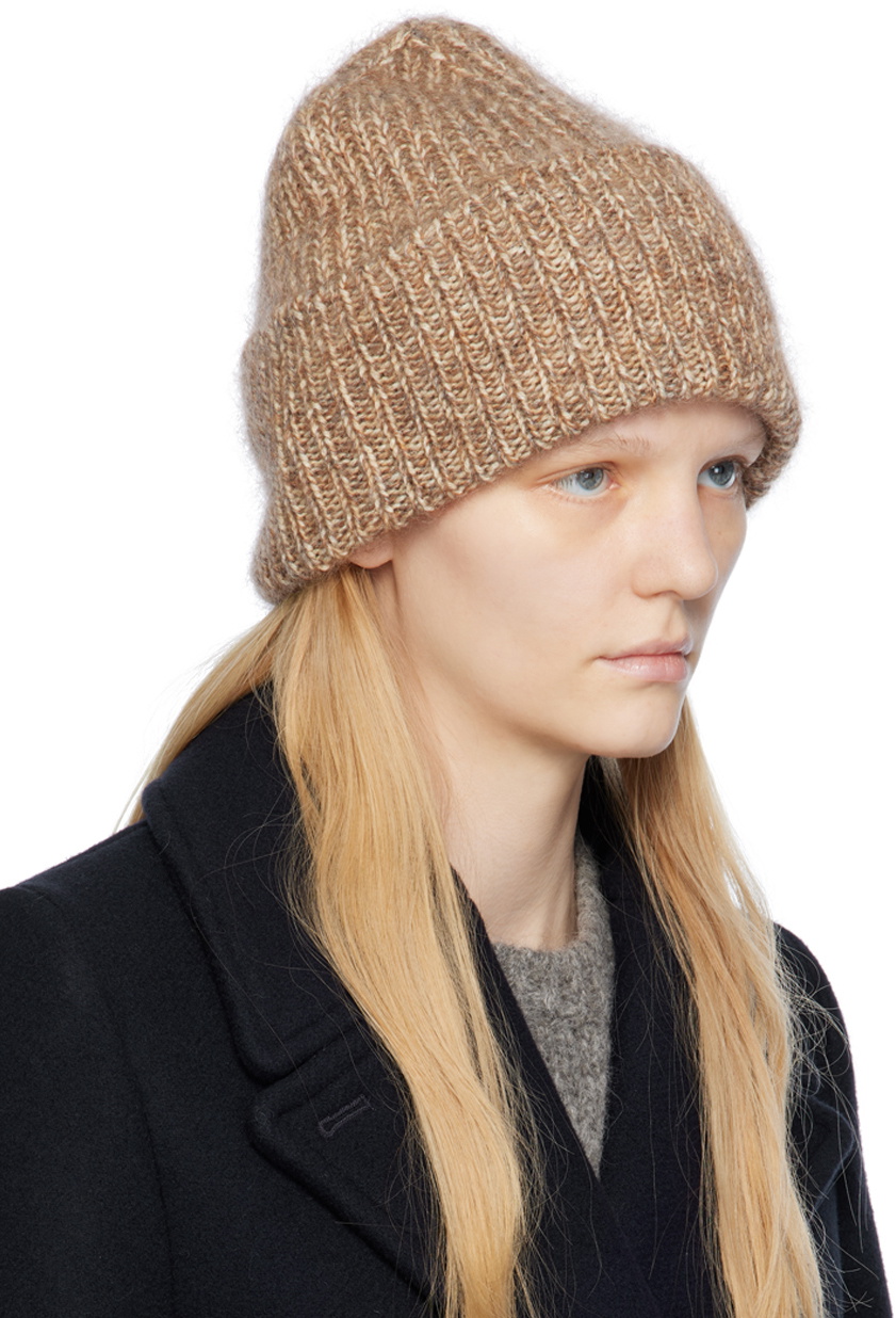 TOTEME Beige Rib Beanie Toteme