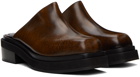 Eckhaus Latta Brown Zoe Clogs