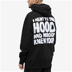 Iggy Men's I Went To Your Hooded Sweater in Black/Chenille