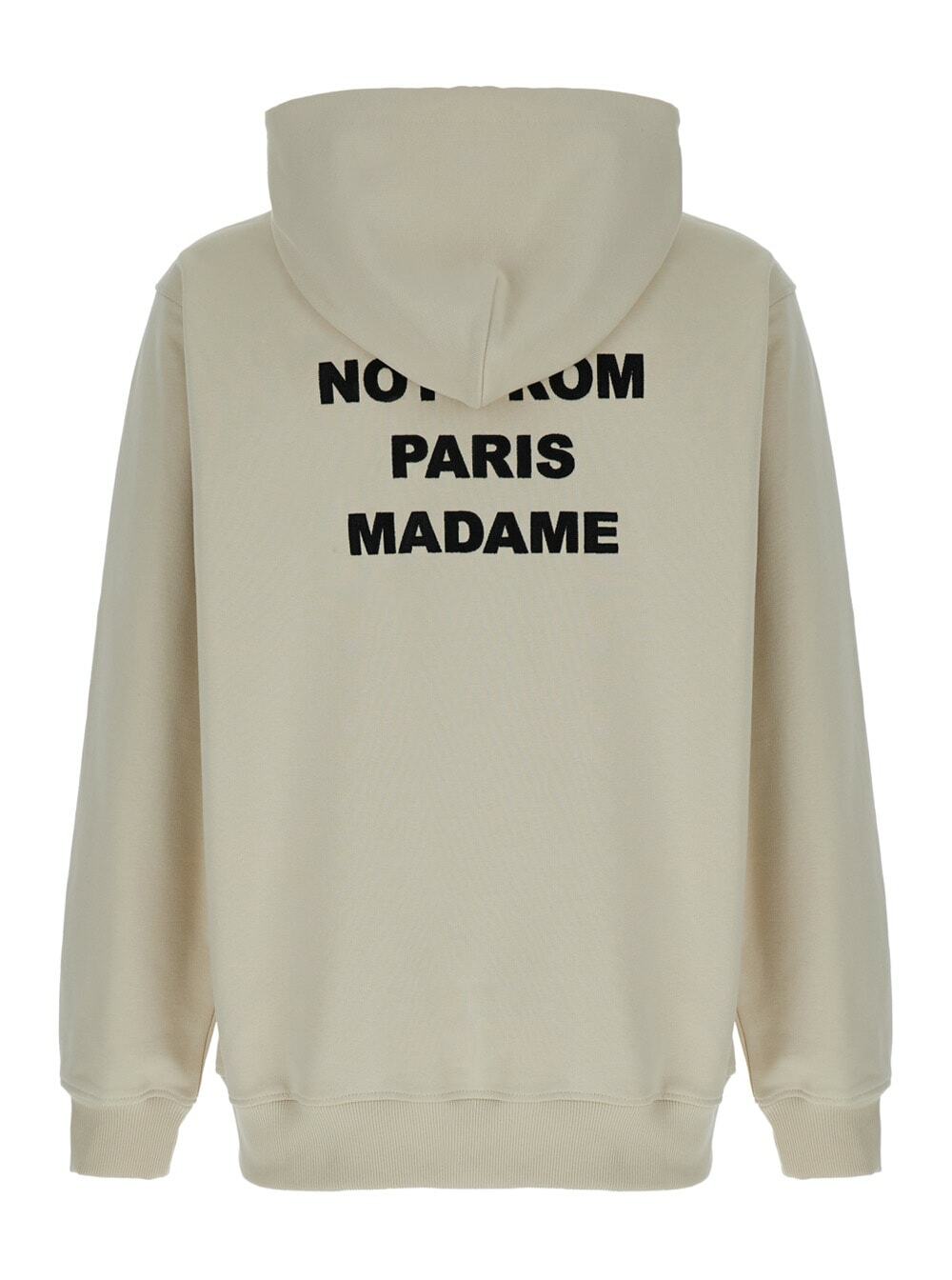 パーカー・フーディ DROLE DE MONSIEUR Beige Hoodie with Logo in Cotton Man Drôle de Monsieur Beige Hoodie With Logo In Cotton Man Drôle
