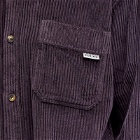Polar Skate Co. Men's Cord Shirt in Dark Violet