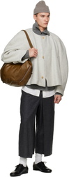 Hed Mayner Gray Wool Trousers