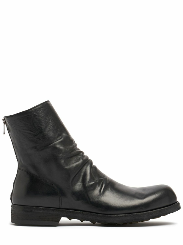 Photo: OFFICINE CREATIVE Bulla Zipped Leather Boots