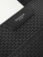 Serapian - Leather-Trimmed Stepan Coated-Canvas Messenger Bag