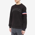 Moncler Men's Arch Logo Crew Sweat in Black