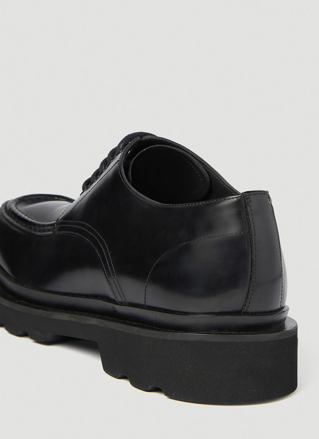 Dolce & Gabbana Brushed Leather Derby Shoes