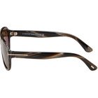 TOM FORD Brown Samuele Sunglasse