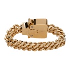 1017 ALYX 9SM Gold Cubix Chain Bracelet