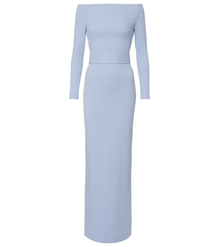 Photo: Solace London Sabina off-shoulder gown