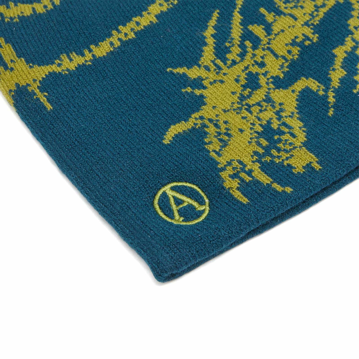 Aries Women's Skeletor Skull Beanie in Petrol 