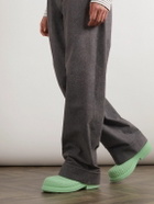 Bottega Veneta - Fireman Intrecciato Rubber Boots - Green