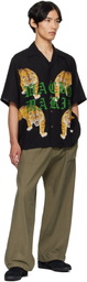 WACKO MARIA Black Tim Lehi Shirt