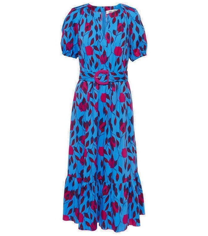 Photo: Diane von Furstenberg Lindy cotton poplin midi dress