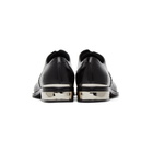 Alexander McQueen Black and Silver Studded Derbys