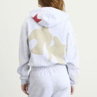 SKIMS Women's x CPFM Cotton Fleece Classic Hoodie in Lhg Teddy Bear Print