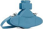 Vivienne Westwood Blue Nano Orb Crossbody Bag