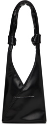 MM6 Maison Margiela Black Mini Triangle Knotted Bag