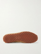 Officine Creative - Repertoire 001 Leather-Trimmed Suede Sneakers - Brown