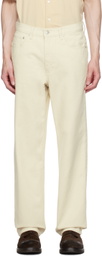 Dunst Off-White Low-Rise Jeans