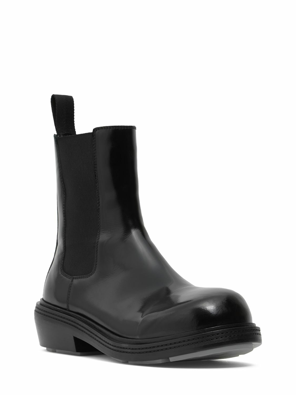 ショートブーツ・ブーティ Bottega Veneta Fireman Brushed Leather Chelsea Boots Fireman leather Chelsea boots in black - Bottega Veneta