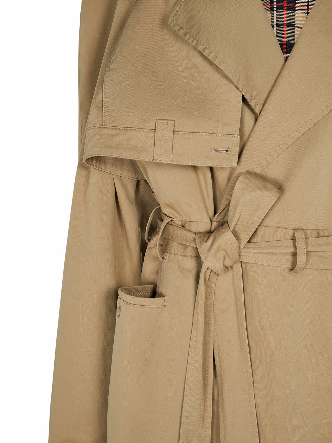 Balenciaga Cotton Twill Trench Coat Balenciaga 3705